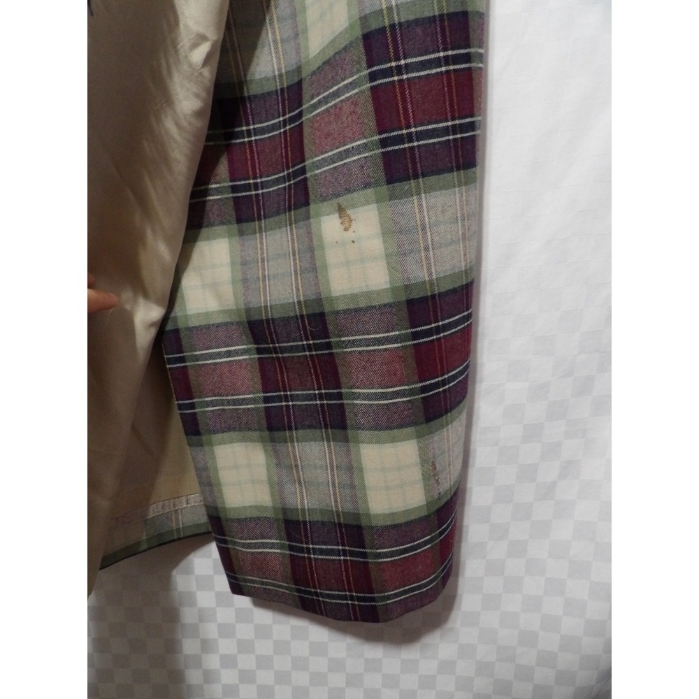 TALBOTS Vintage Wool Plaid Wrap Skirt | 4 - Picture 5 of 8